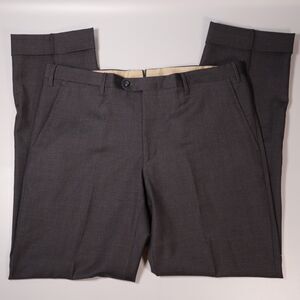 Valentini Sartoria Mens 36 Made in Italy Gray New Wool Pants 32" Inseam